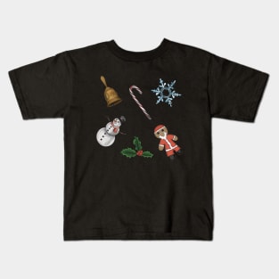 Christmas sticker pack #1 Kids T-Shirt